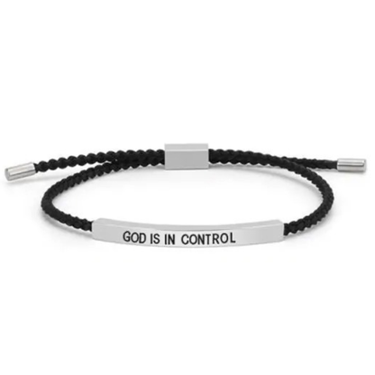 God Is In Control - Adjustable Bracelet