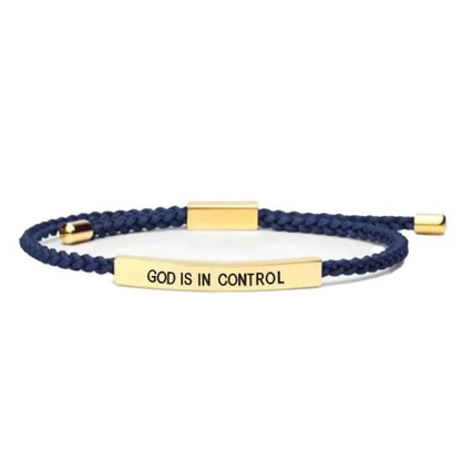 God Is In Control - Adjustable Bracelet