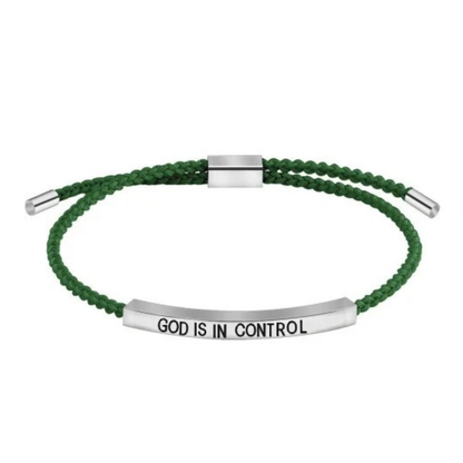 God Is In Control - Adjustable Bracelet