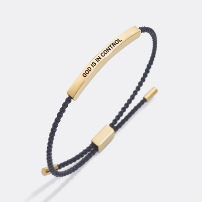 God Is In Control - Adjustable Bracelet