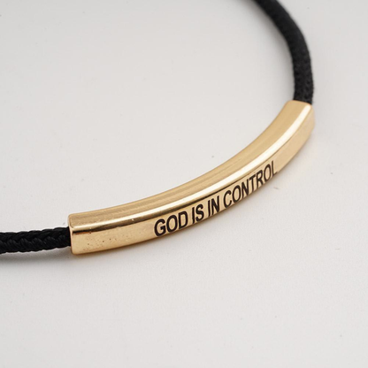 God Is In Control - Adjustable Bracelet