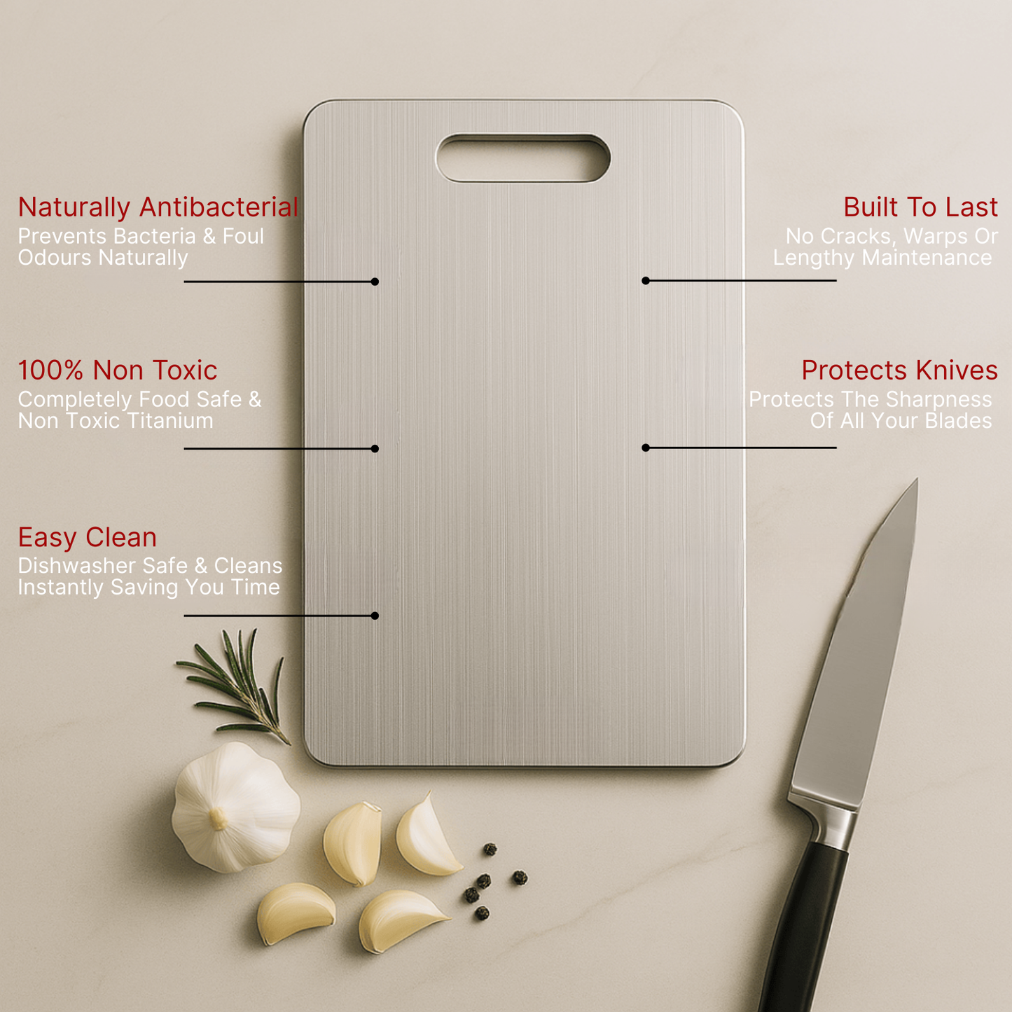 INFINI - Titanium Cutting Board