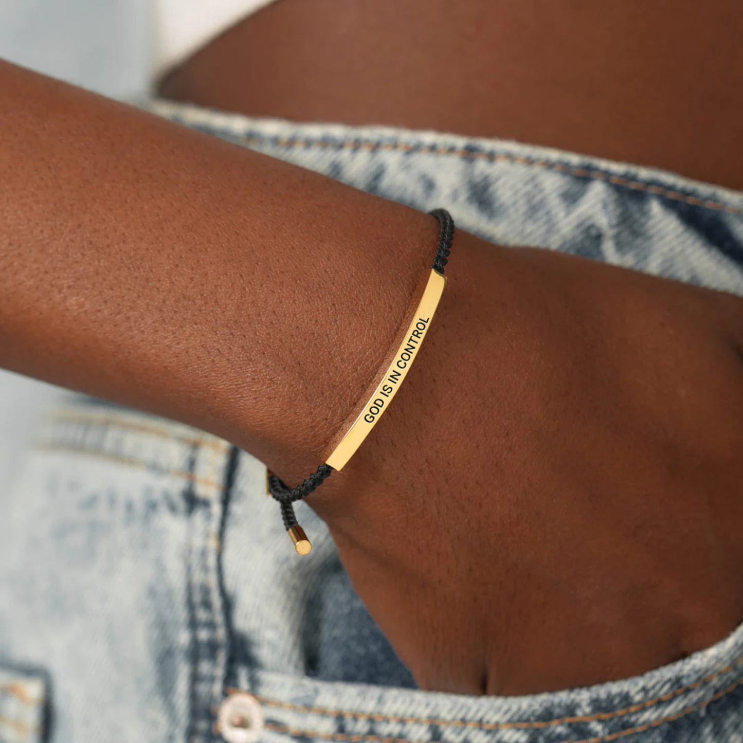 God Is In Control - Adjustable Bracelet