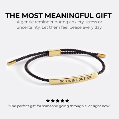 God Is In Control - Adjustable Bracelet